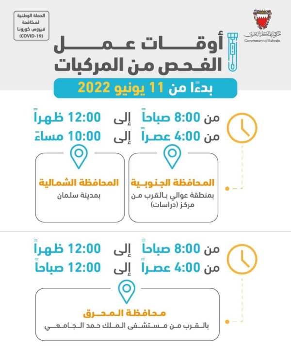 «الصحة»: تحديث أوقات عمل الفحص من المركبات بدءًا من 11 يونيو