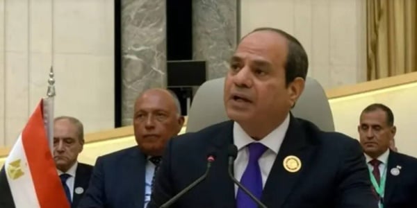 السيسي: لا مكان للميليشيات ولا لداعميها الذين يوفروا لها المال والسلاح