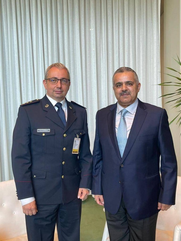 نائب رئيس الأمن العام يلتقي رؤساء وفود التشيك ولاتفيا وليتوانيا