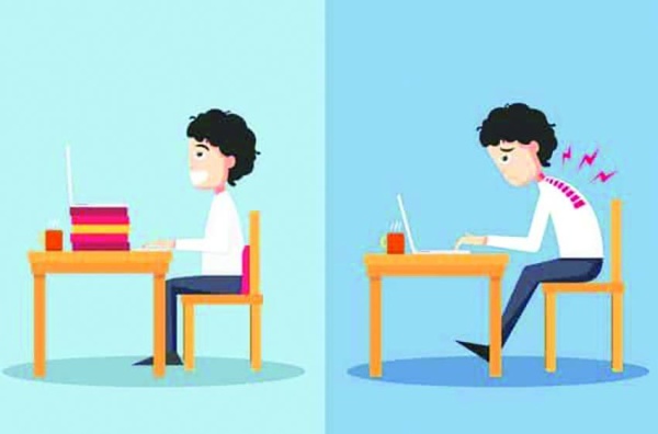 طبيبة تنصح بالمحافظة على استقامة العمود الفقري عند الوقوف وحمل الحقيبة المدرسية