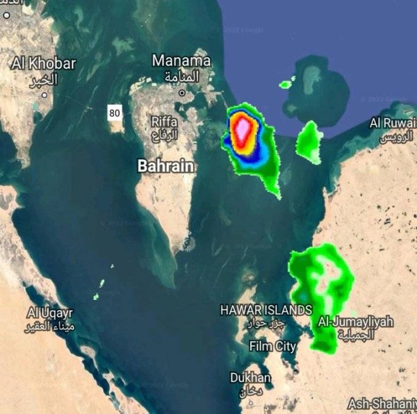 أمطار رعدية متفرقة في المناطق الشمالية