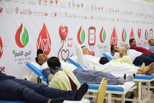 حصدت 212 كيسًا من الدم.. جمعية عالي الخيرية تقيم حملة النبي الأكرم الحادية عشرة