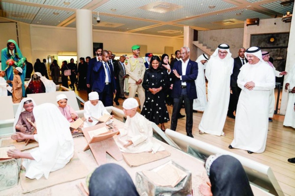 رئيس المالديف يزور عدداً من الوجهات الثقافية في البحرين