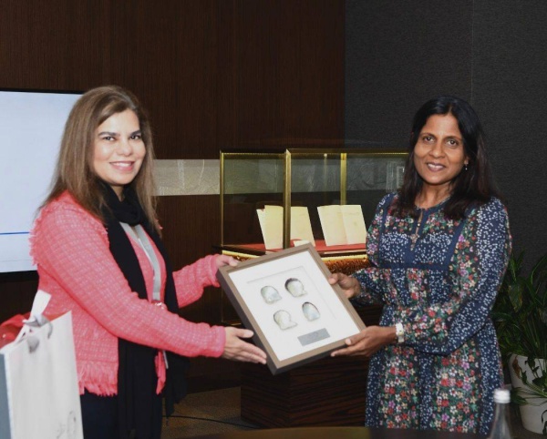 السيدة الأولى لجزر المالديف تزور معهد "دانات"