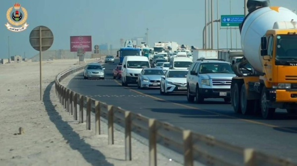 الادارة العامة للمرور: رصد 3752 مخالفة تجاوز خاطئ بمسار الطوارئ