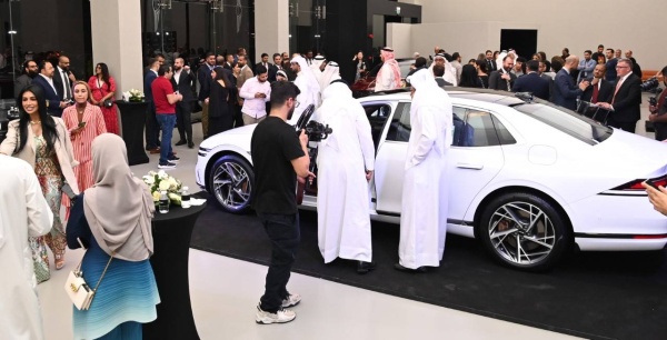 افتتاح معرض سيارات &laquo;جينيسيس&raquo; وإزاحة الستار عن سيارة &laquo;جينيسيس G90&raquo; الكورية الفاخرة