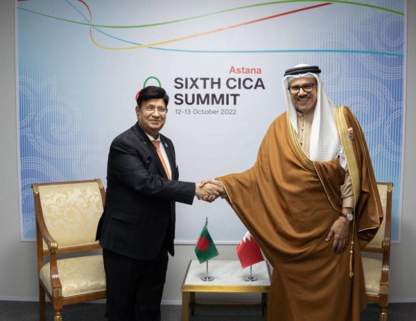 وزير الخارجية يجتمع مع وزير خارجية جمهورية بنغلادش الشعبية