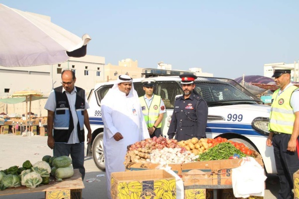 شرطة الجنوبية: إزالة 186 فرشة مخالفة ومصادرة المعروضات في حملة تفتيشية بـ &laquo;رأس زويد&raquo;