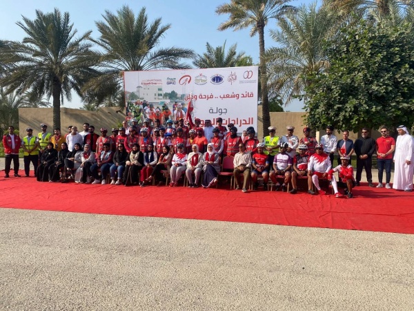 اتحاد الدراجات الهوائية يقيم جولة &laquo;قائد وشعب .. فرحة وطن&raquo;&nbsp;