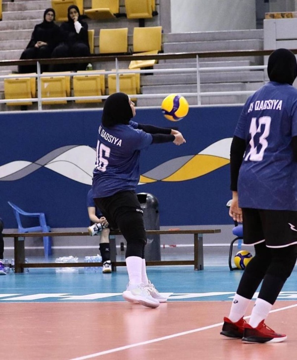 &laquo;تمكين شباب القادسية&raquo; يفوز على &laquo;النجمة&raquo; بدوري عيسى بن راشد للطائرة للسيدات