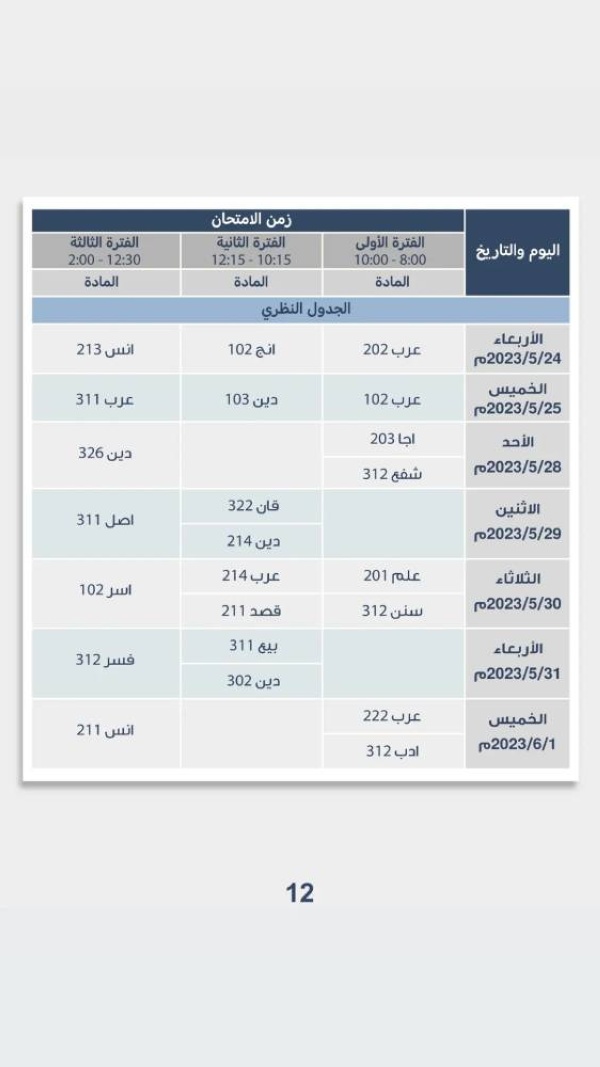 بالصور.. تعرف على مواعيد الامتحانات النهائية للفصل الثاني لجميع المراحل