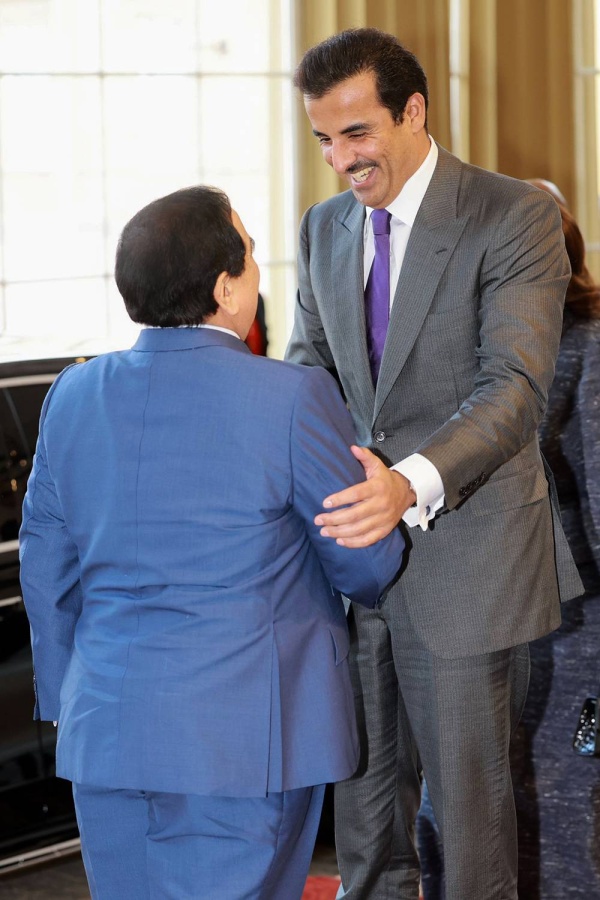 الملك يحضر حفل الاستقبال الذي أقيم بمناسبة تتويج الملك تشارلز الثالث ملكاً للمملكة المتحدة