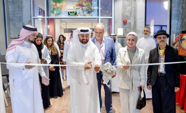 معرض الفنان السوري الدكتور نزار صابور بغالري ألوان الشرق