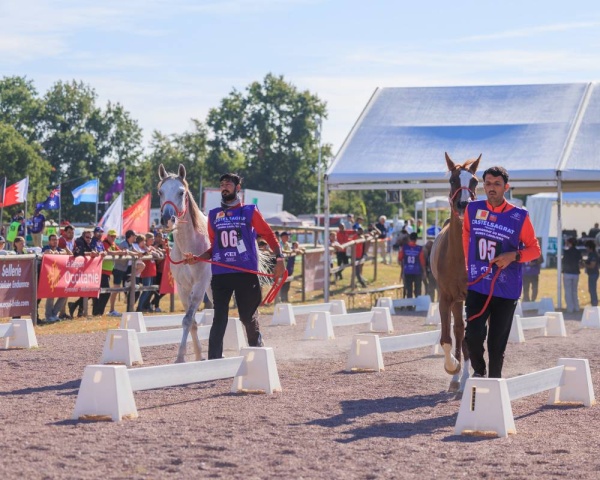 5 فرسان يحملون راية الفريق الملكي للقدرة في بطولة العالم للناشئين والشباب بفرنسا