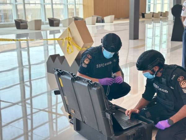 شرطة المطار تنفذ تمريناً افتراضياً لقياس الجاهزية وسرعة الاستجابة