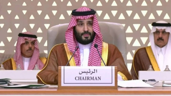 ولي العهد السعودي: نرفض الحرب الشعواء على غزة