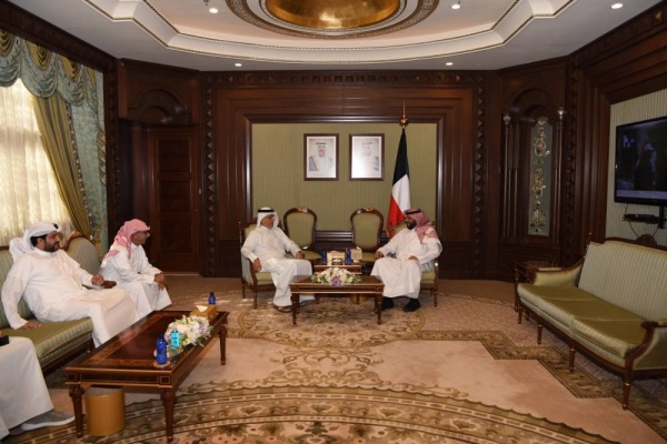 سلمان بن ابراهيم يلتقي وزير الداخلية الكويتي
