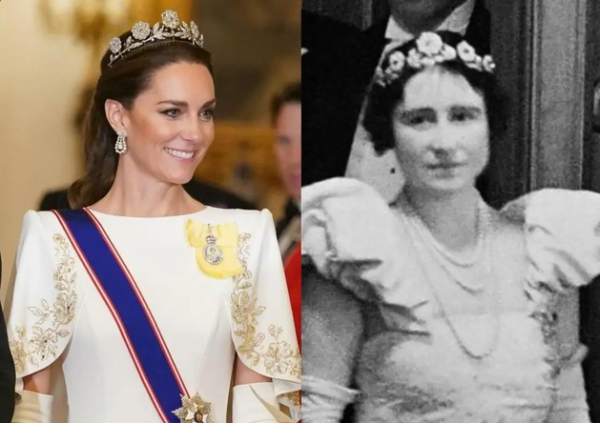 بعد 100 عام.. تاج الأميرة كيت ميدلتون يخرج إلى النور