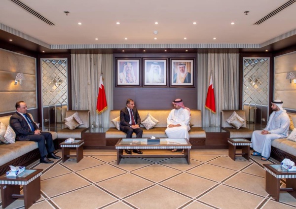 عيسى بن علي يستقبل رئيس اللجنة الأولمبية السورية