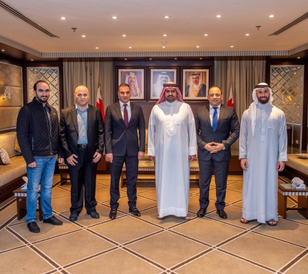 عيسى بن علي يستقبل رئيس اللجنة الأولمبية السورية