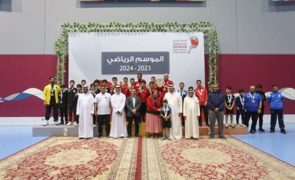 حياة بنت عبدالعزيز تتوج أبطال الفئات العمرية لكرة الطاولة