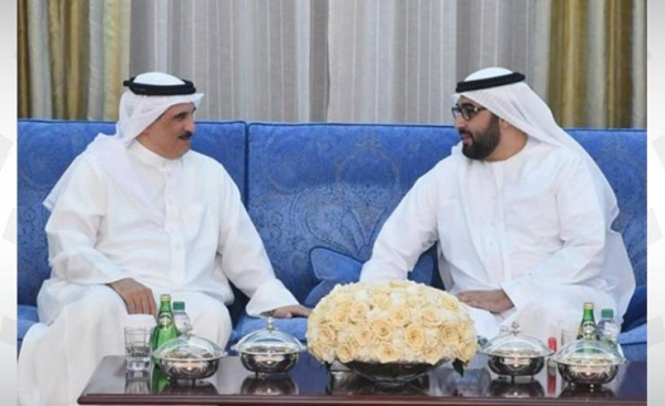 ولي عهد أم القيوين يستقبل سفير المملكة لدى دولة الإمارات