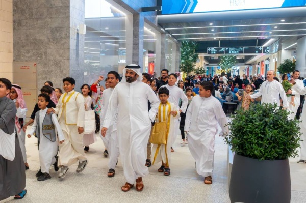 مراسي جاليريا يقيم احتفالية القرقاعون بحضور أكثر من 500 طفل