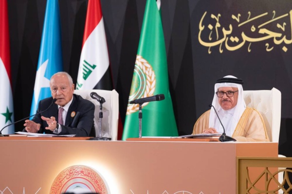 وزير الخارجية: الدول العربية تعتمد مبادرة البحرين لعقد مؤتمر دولي لحل القضية الفلسطينية