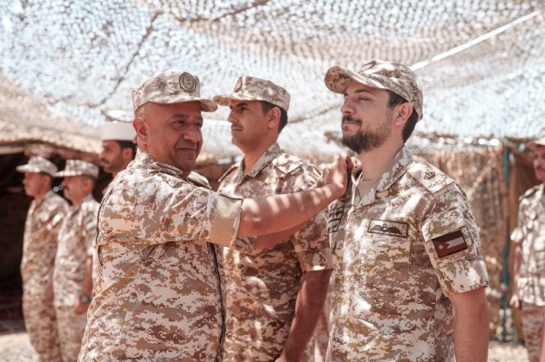 الديوان الملكي الأردني: ترقية الأمير الحسين بن عبدالله إلى رتبة رائد في الجيش الأردني