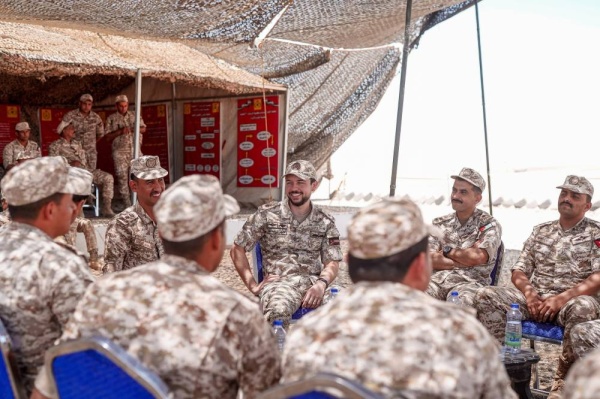 الديوان الملكي الأردني: ترقية الأمير الحسين بن عبدالله إلى رتبة رائد في الجيش الأردني
