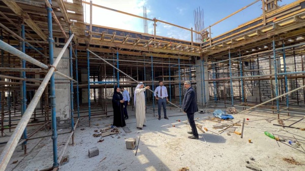 وفد من الأوقاف الجعفرية يطلع على مستجدات العمل في مشاريع مساجد مدينة سلمان