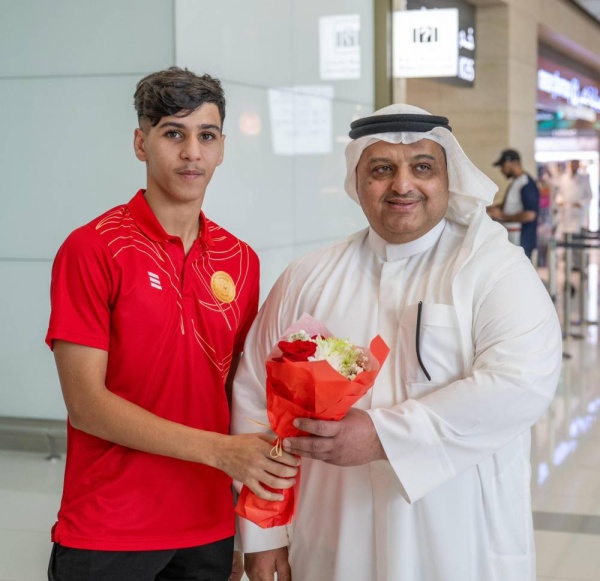 استقبال منتخب ناشئي اليد بعد تأهلهم لكأس العالم 2025