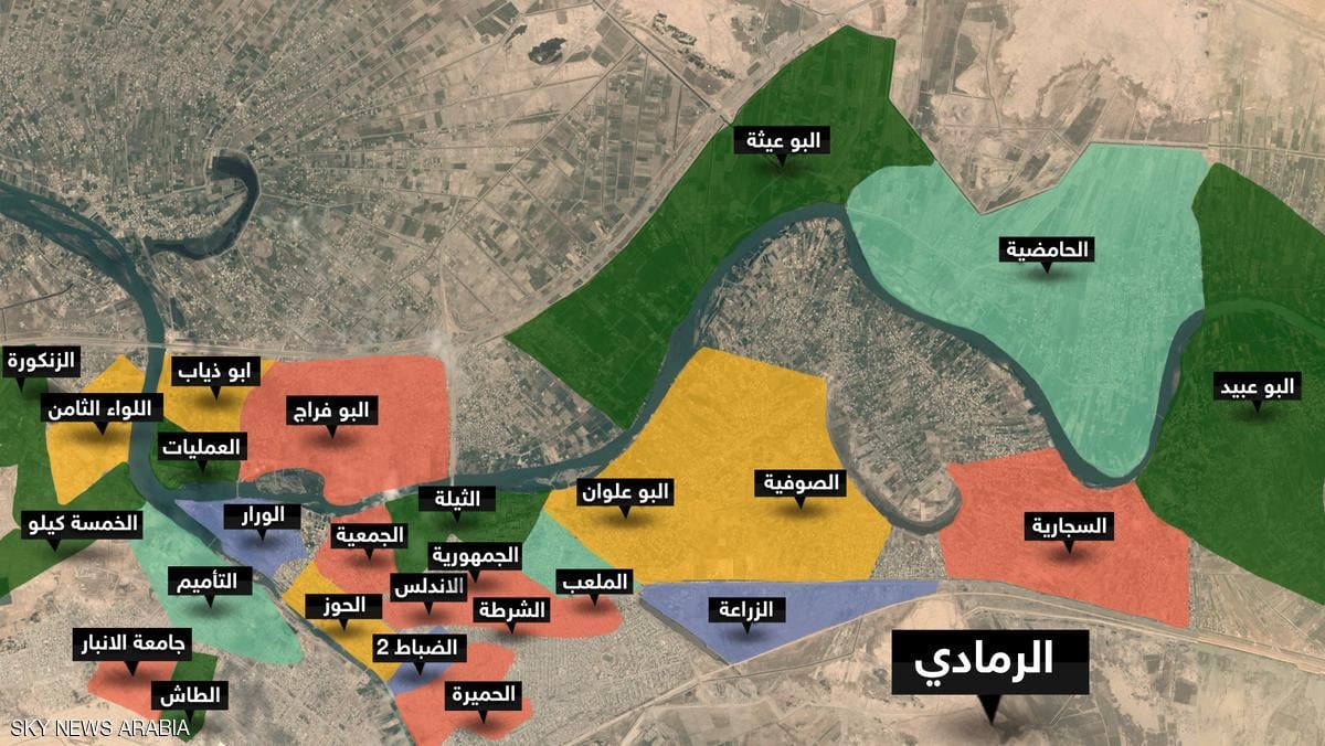 الرمادي بين التحرير والدعاية العسكرية