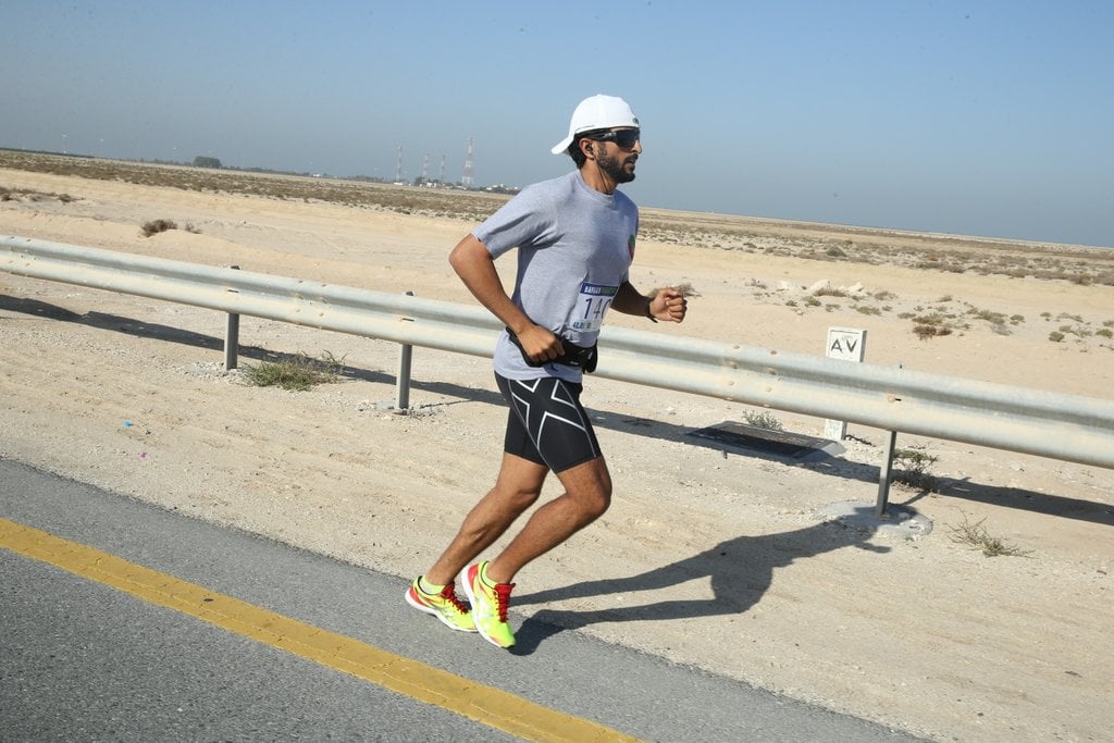 ناصر بن حمد يقود فريق الحرس الملكي ويحقق المركز الاول في ماراثون عدائي البحرين