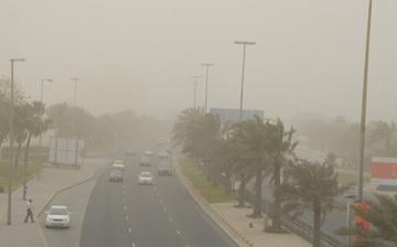 الأرصاد: طقس المملكة مغبر وغائم جزئيا