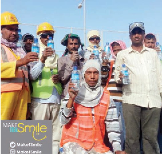 «Make them Smile».. حب الخير ومساعدة الغير