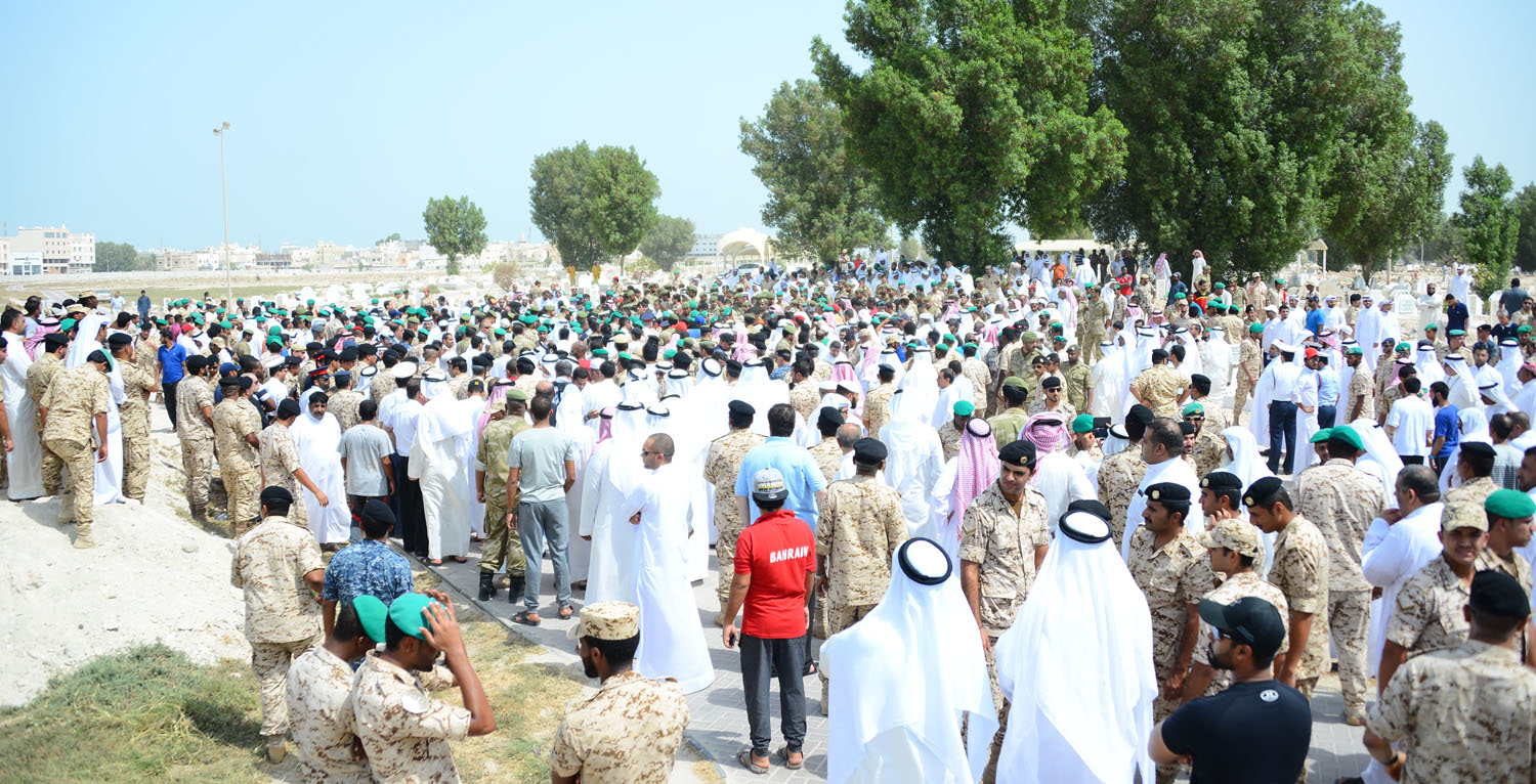 البحرين تشيع شهداء الواجب لمثواهم الأخير بمقبرتي الحنينية والمحرق