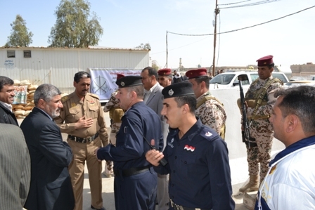 قائد شرطة كربلاء اللواء احمد زويني يستنكر الاعتداء على حرس براني المرجعية