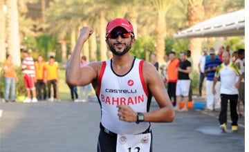 ناصر بن حمد يحقق المركز الثالث في ترايثلون الإتحاد الرياضي للأمن العام في المحافظة الجنوبية