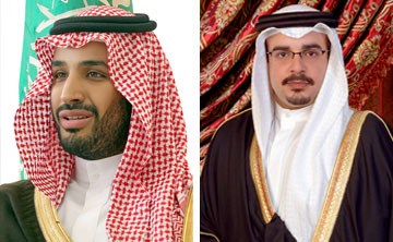 الأمير سلمان يتبادل تهاني العيد مع ولي ولي العهد السعودي‎