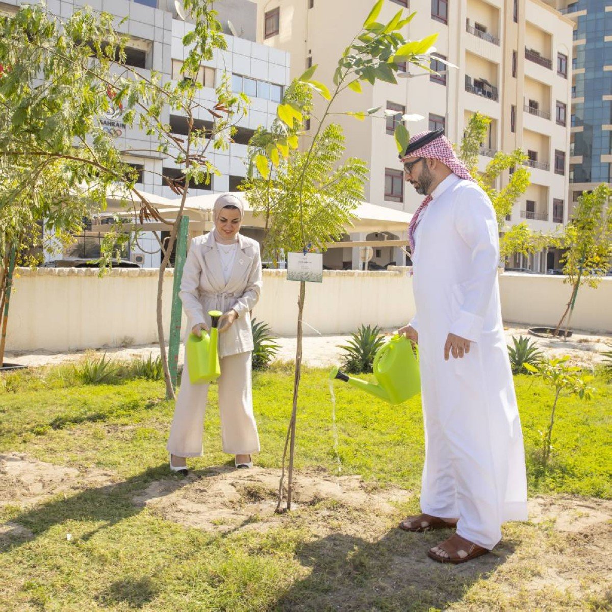 المؤيد وتوفيقي وعسكر وعبدالغفار يشاركون في فعاليات أسبوع الشجرة