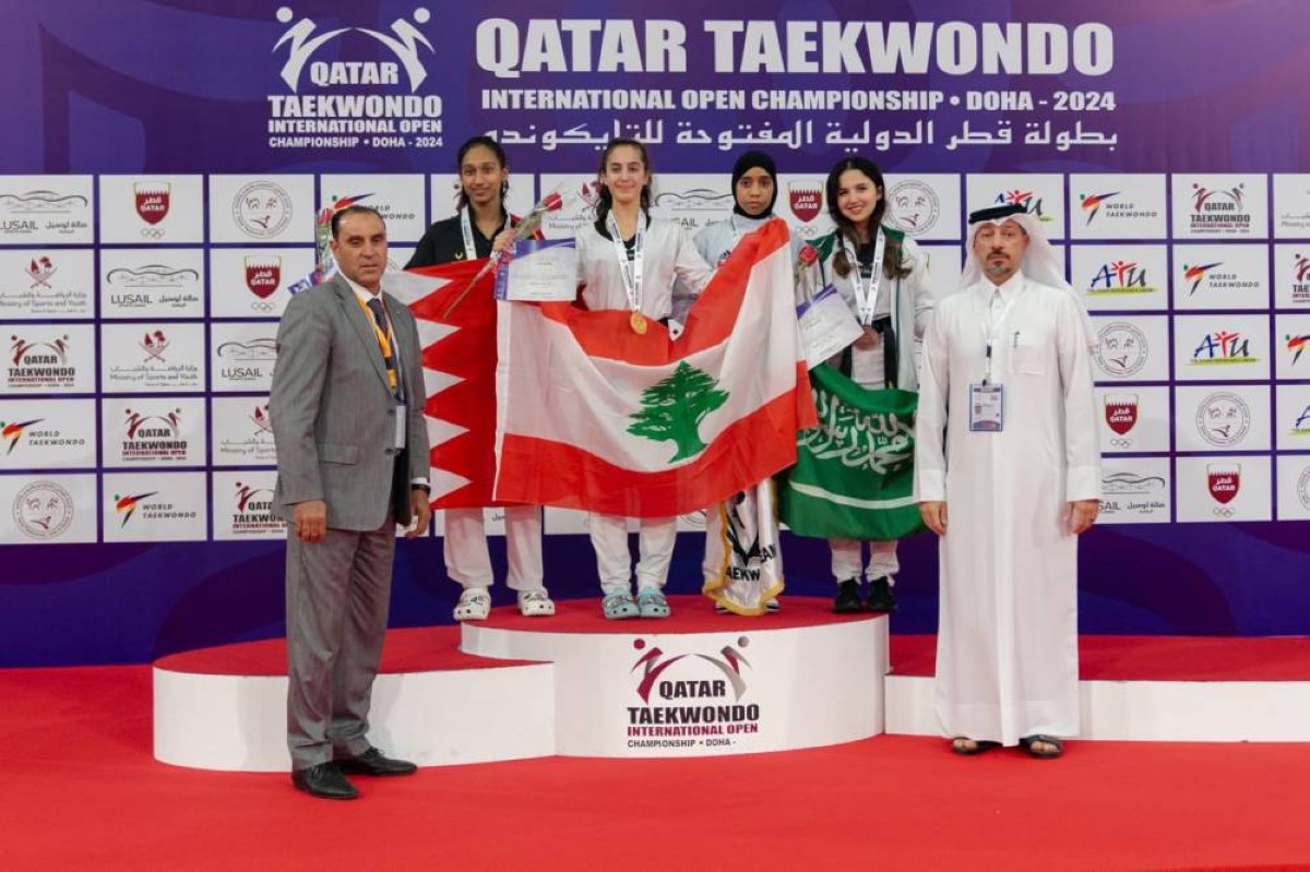 4 ميداليات ملونة للفريق.. إنجاز قاري ودولي لـ "البحرين للتايكواندو" في بطولة قطر الدولية المفتوحة