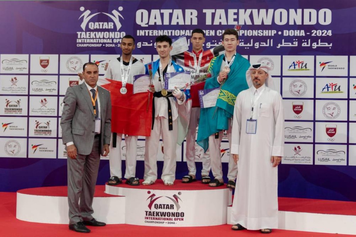 4 ميداليات ملونة للفريق.. إنجاز قاري ودولي لـ "البحرين للتايكواندو" في بطولة قطر الدولية المفتوحة