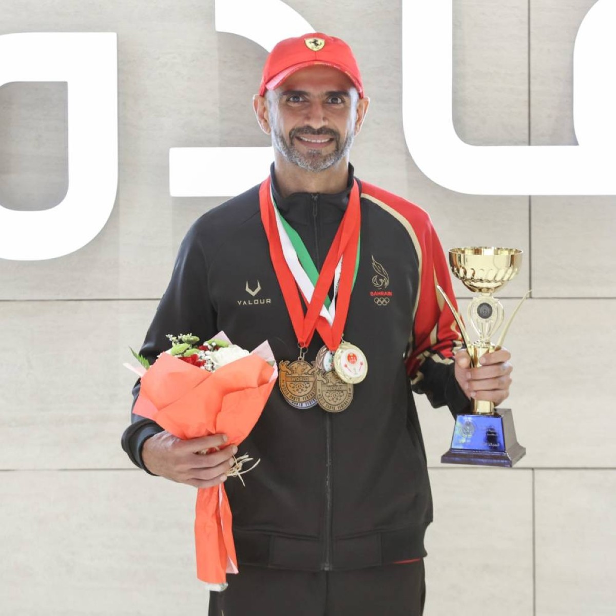 اللجنة الأولمبية تستقبل أبطال منتخب الدارتس العائد بلقبي أفريقيا وغرب آسيا وكأس العرب