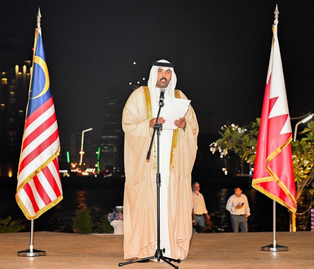 احتفال سفارة ماليزيا لدى المنامة بمرور نصف قرن على إقامة العلاقات الدبلوماسية بين البحرين وماليزيا