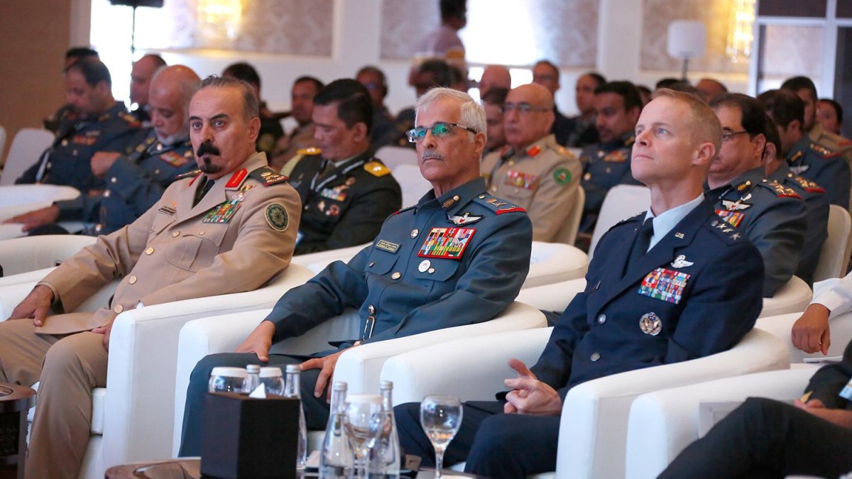 قوة دفاع البحرين ممثلة بسلاح الجو الملكي البحريني تقيم ندوة المنامة للقوة الجوية بنسختها 5