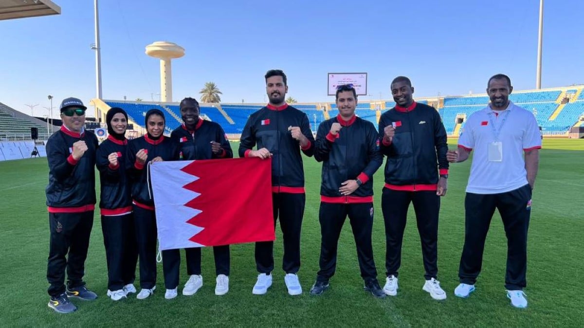 المنتخب البحريني للقوس والسهم يحقق إنجازاً في بطولة غرب آسيا بالسعودية