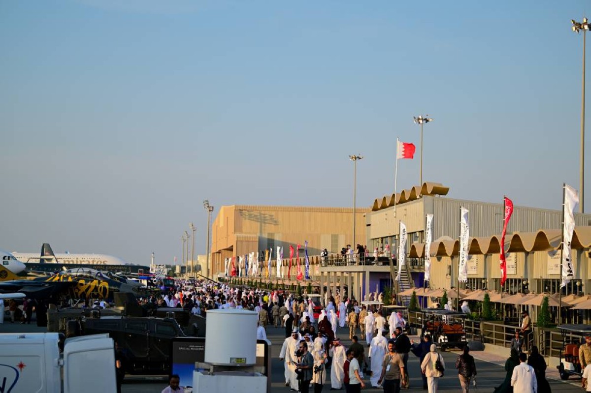 حضور جماهيري كبير بمعرض البحرين الدولي للطيران 2024