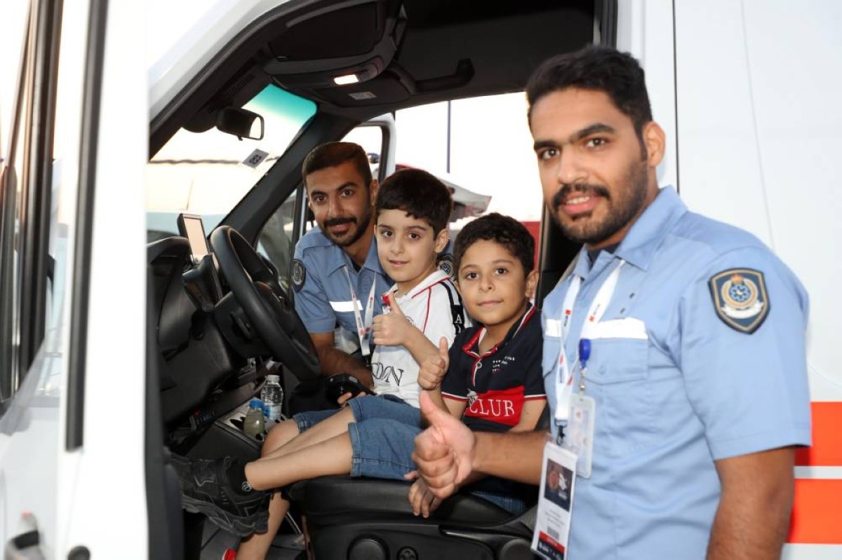 وزارة الداخلية تستعرض خدماتها وتقنياتها في معرض البحرين الدولي للطيران