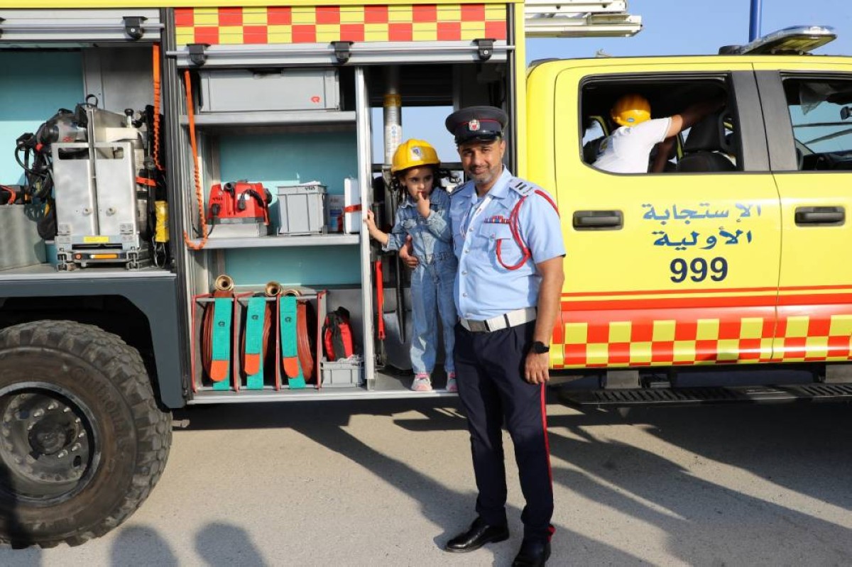 وزارة الداخلية تستعرض خدماتها وتقنياتها في معرض البحرين الدولي للطيران